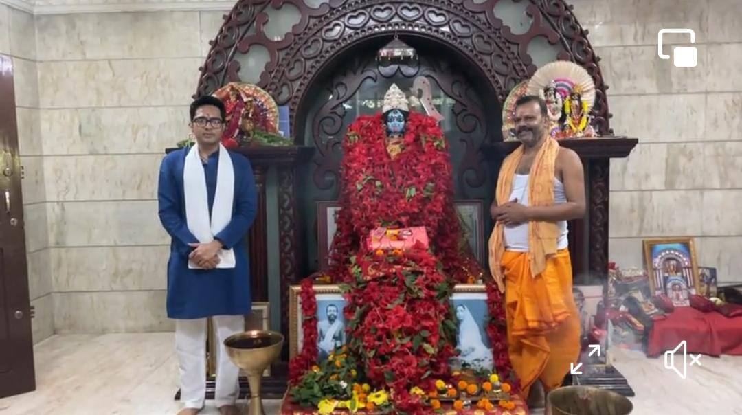 সেবক কালীবাড়িতে অভিষেক
