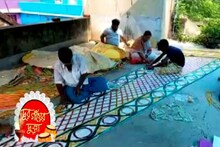 'শোলার গ্রাম' বনকাপিসি! দশভূজার রূপসজ্জা নিয়ে প্রস্তুতি তুঙ্গে মঙ্গলকোটে