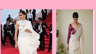 White Saree and co ordination jewllery, make up White Saree and co ordination jewllery, make up