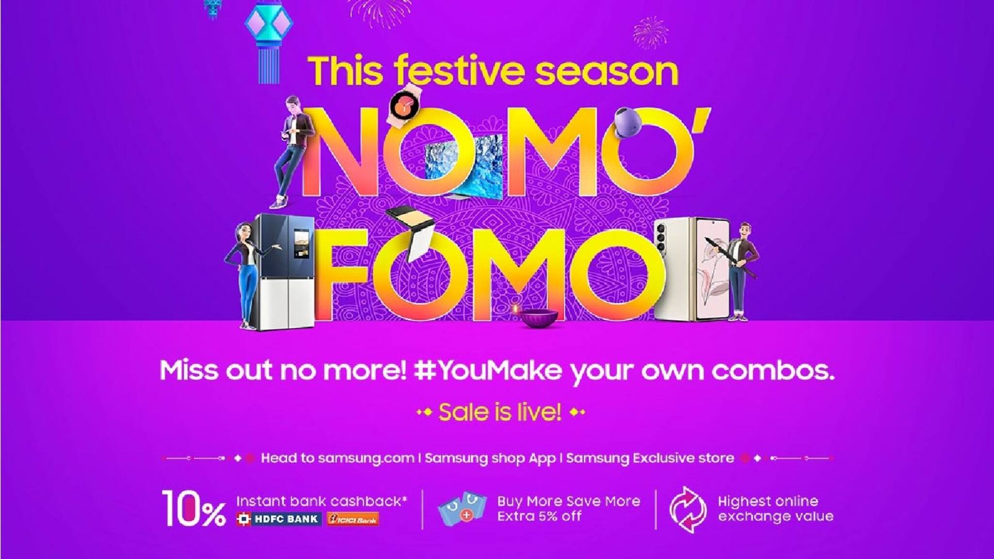 Samsung Galaxy-তে ৫৭ শতাংশ ছাড়! সোনার সুযোগ দিচ্ছে No Mo’ FOMO সেল