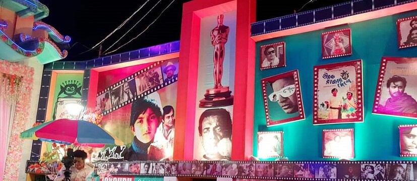 বহরমপুর খাগড়া কালিকাতলা সর্বজনীন দুর্গাপুজো সমিতির এবারের ভাবনা ‘মহারাজা তোমারে সেলাম’।(ছবি ও তথ্যঃ কৌশিক অধিকারী)
