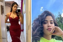 মেরুন পোশাকের ফাঁকে উন্মুক্ত বিভাজিকা, মোমের মতো লাবণ্য! বোল্ড অবতারে জাহ্নবী