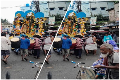 মা চলেছেন কৈলাশে