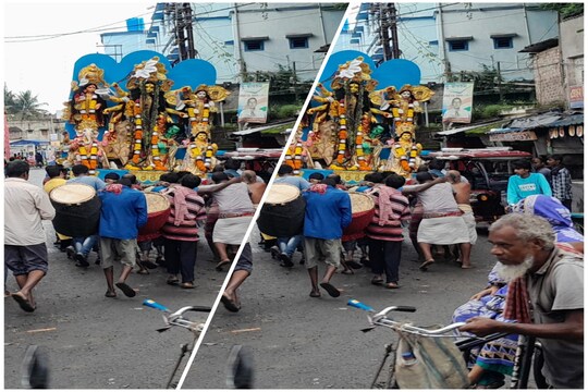 মা চলেছেন কৈলাশে