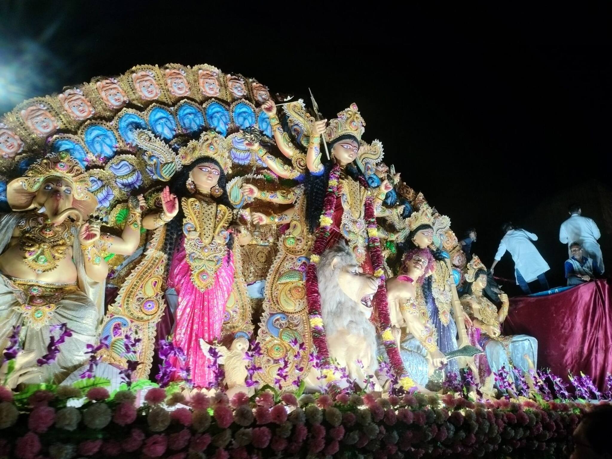 Durga Puja 2022 : রেড রোডের মতো পুজোর কার্নিভালে জমজমাট হুগলি