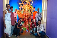 পাটুনিঘাটার লক্ষ্মীপুজোয় এবার শস‍্যের বীজ দিয়ে লক্ষ্মীপ্রতিমা নির্মিত