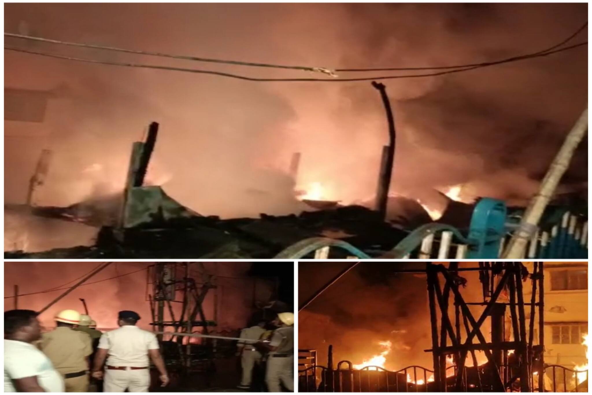 South24Parganas News : ক্যানিং বাজারে বিধ্বংসী আগুন, পুড়ে ছাই ১০টি দোকান
