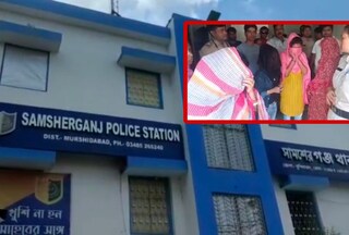 সামশেরগঞ্জে মধুচক্রের আসর থেকে গ্রেফতার করার পর কোর্টে নিয়ে যাচ্ছে পুলিশ 