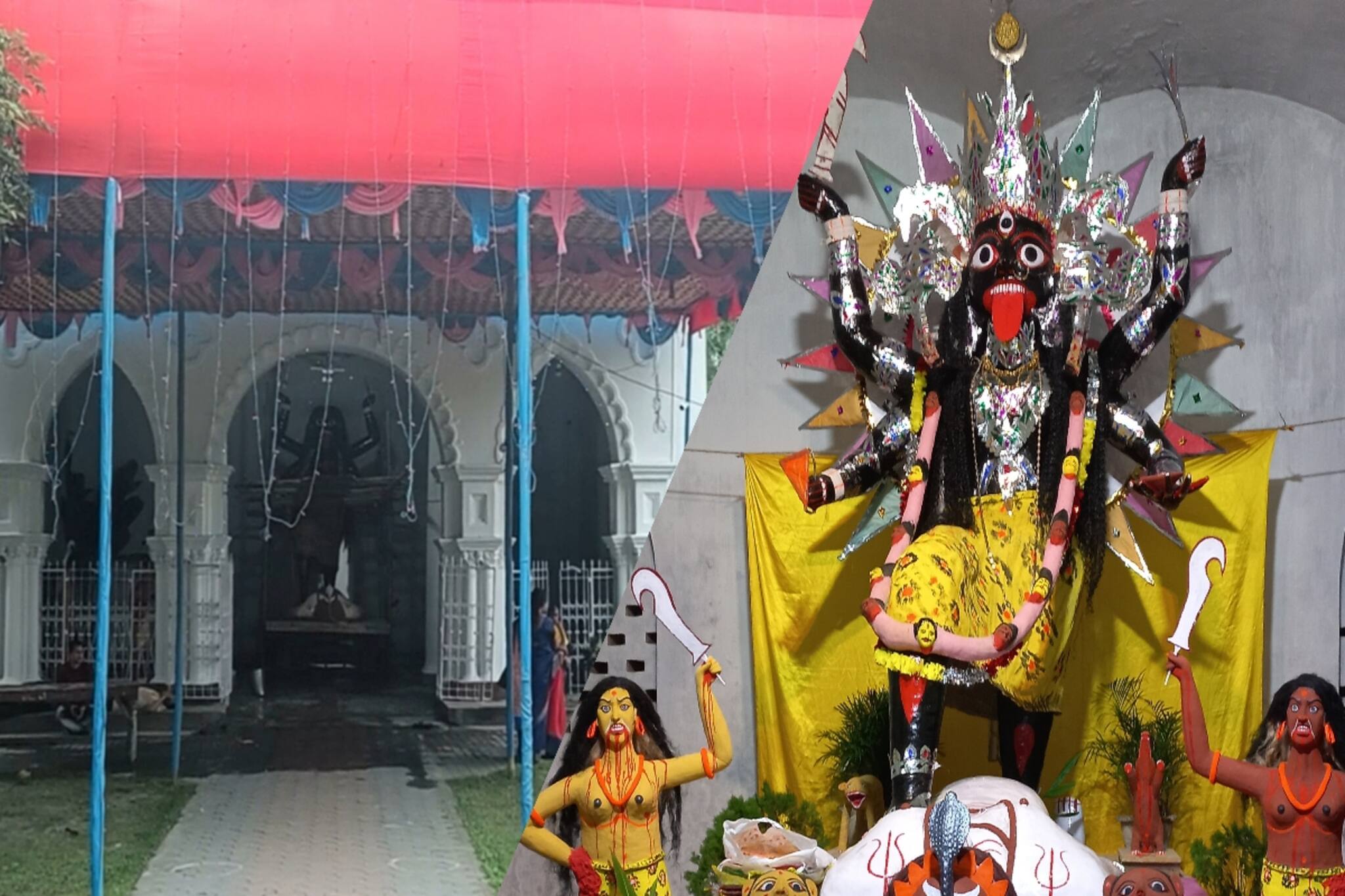দীপাবলিতে রাজ আমলের প্রাচীন বড় তারা মায়ের পুজো হয় কোচবিহারের মদনমোহন মন্দিরে