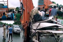 ট্রাক ও পিকআপ ভ্যানের মুখোমুখী সংঘর্ষে জখম ২