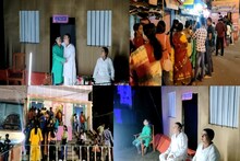 কালীপুজোর থিমে সমাজ থেকে বৃদ্ধাশ্রম মুছে যাওয়ার বার্তা