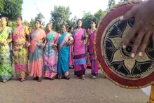 সহরায় উৎসবে মাতলেন আদিবাসী সম্প্রদায়ের মানুষজন