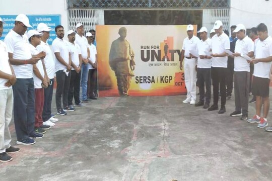 সর্দার বল্লভ ভাই প্যাটেলের জন্মবার্ষিকী পালন খড়গপুর রেলের