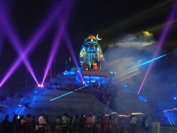 বিশাল আয়োজন পুজোর