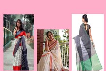 ইক্কত, খাদির বোল্ড অবতারেও ছড়িয়ে পড়ুক স্নিগ্ধতার আভা, সপ্তমীর সকাল-সাজ ইক্কত, খাদির বোল্ড অবতারেও ছড়িয়ে পড়ুক স্নিগ্ধতার আভা, সপ্তমীর সকাল-সাজ