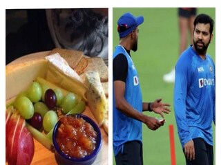 খাবার দেখে মাথা গরম ভারতীয় ক্রিকেটারদের