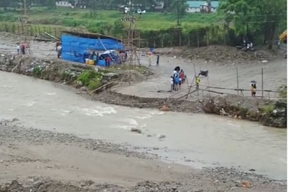 বুধবার রাতে এই জায়গাতেই চলছিল বিসর্জন৷ 