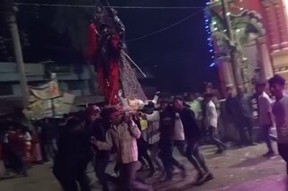 মালদহে কালী দৌড়