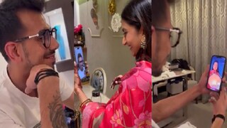 yuzvendra chahal and dhanashree verma's unique karwa chauth celebration- Photo- Instagram 