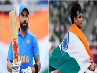 কিং কোহলিকে স্যালুট জানালেন ভারতের গোল্ডেন বয় নীরজ চোপড়া