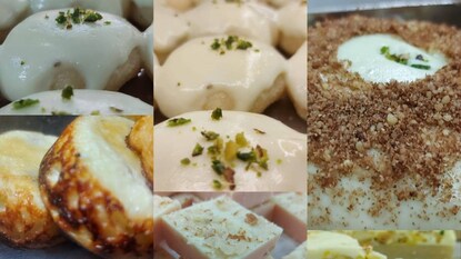 ট্র্যাডিশনাল মিষ্টির পাশাপাশি বাজার মাতাচ্ছে বাটার স্কচ, পাইন অ্যাপেল, চকোলেট সন্দেশের মতো ফিউশন মিষ্টি ট্র্যাডিশনাল মিষ্টির পাশাপাশি বাজার মাতাচ্ছে বাটার স্কচ, পাইন অ্যাপেল, চকোলেট সন্দেশের মতো ফিউশন মিষ্টি