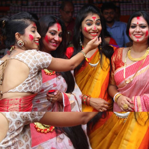 সিঁদুরের মতোই রঙিন হোক জীবন৷ সমৃদ্ধিতে ভরুক সংসার৷ বড়দের প্রণাম, ছোটদের ভালবাসা৷ শুভ বিজয়া৷