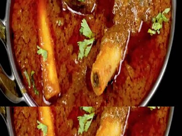 পাঁঠার মাংসের পাতলা ঝোলের তুলনায় একটু বেশি মশালাদার