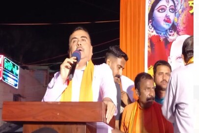 হলদিয়ায় শুভেন্দু অধিকারী৷ 