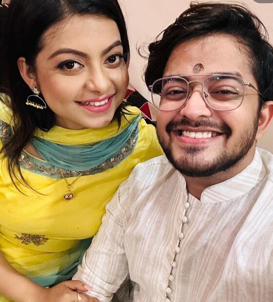 *ভাইফোঁটা নিয়েছেন অভিনেতা সায়ক চক্রবর্তী। 