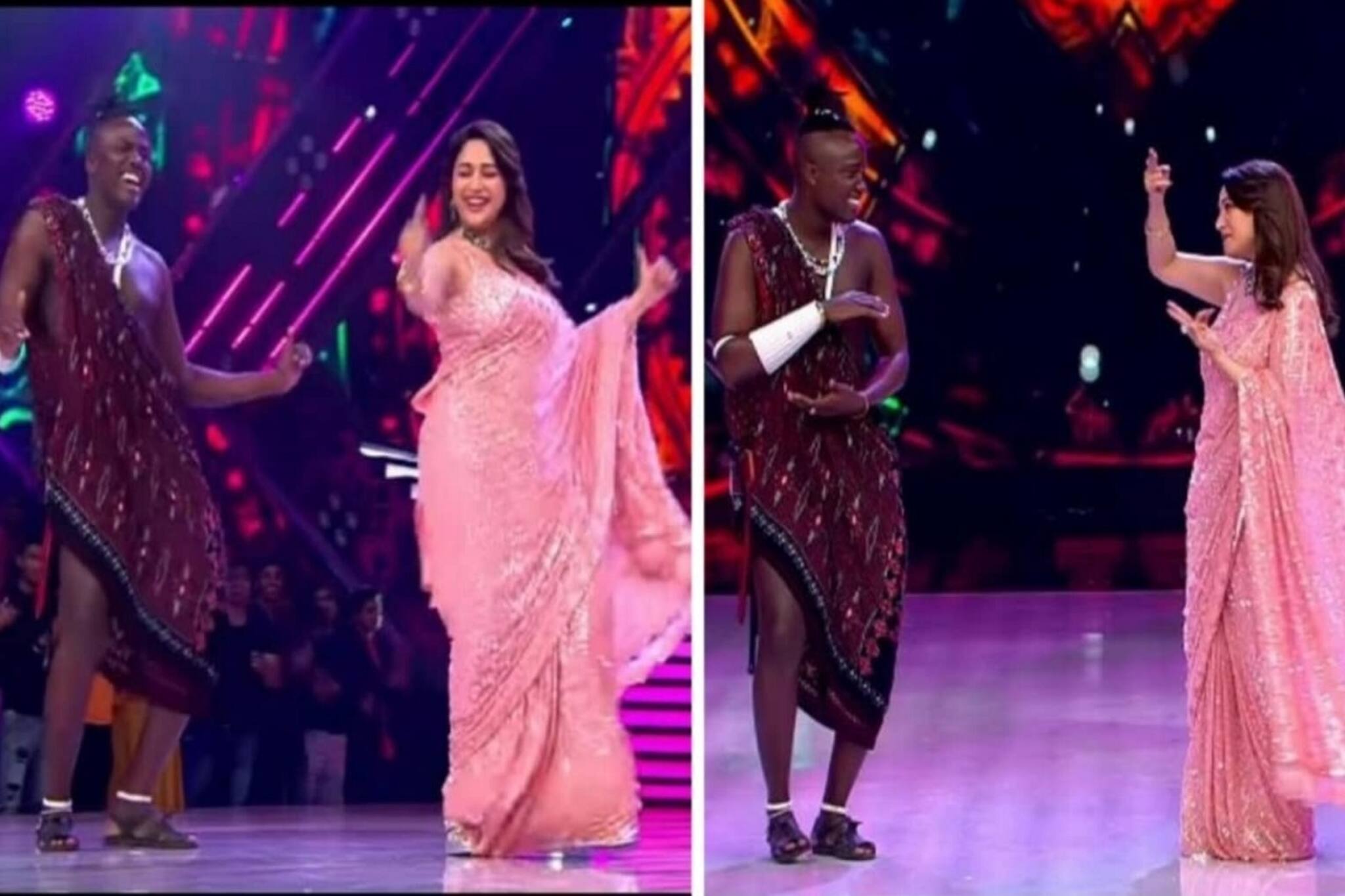 মাধুরীর সঙ্গে 'চন্নে কে খেত মে' তানজানিয়ার কিলি পলের নাচ! হু হু করে ভাইরাল ভিডিও