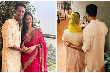 'ঘরের লক্ষ্মী' ক্যাটরিনার সঙ্গে দীপাবলিতে লক্ষ্মী পুজো সারলেন ভিকি