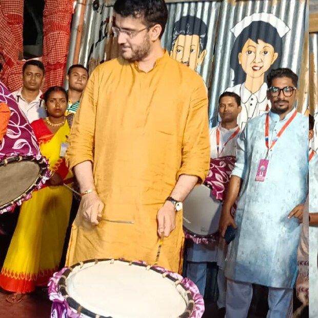 শরীরে কথা ভেবে সৌরভ এবার বিরিয়ানি খাননি পুজোয়। নিজেই জানালেন সে কথা।
