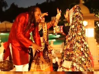  watch viral video of chris gayle dance in special garba night legends league cricket