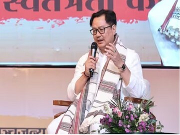 Union Law Minister Kiren Rijiju says India has paid a heavy price for Nehru putting family, friendship and personal agendas above national interest. (@KirenRijiju/Twitter/File)