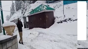 তুষারপাতের সঙ্গে বৃষ্টি, বরফের চাদরে মুখ ঢাকল ভূস্বর্গ, দেখুন কাশ্মীরের বরফ-ছবি