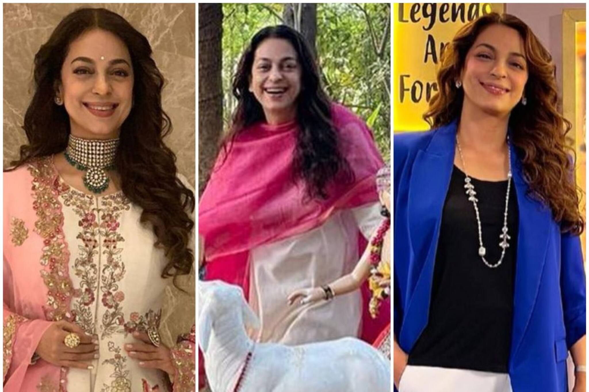 শাহরুখের 'কিরণ' আজ ৫৫! বার্থডে গার্ল জুহি চাওলা সত্যিই জাদু জানেন...