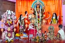 প্রথা মেনে বড়ঞার রামকৃষ্ণ আশ্রমে চলছে জগদ্ধাত্রীর আরাধনা