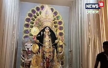 জগদ্ধাত্রী পুজোতে রিষড়ার তরুণ দল অনাথ আশ্রমের থিম রাজস্থানের রাজবাড়ী