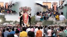 রশির টানেই বিসর্জন ৪২ ফুট কালীপ্রতিমার, অবাক নিরঞ্জন দেখতে ভক্তের ঢল