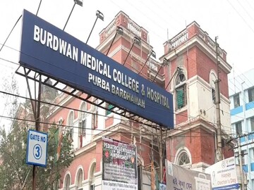 Minister Swapan Debnath is not happy with the dirty look of Bardhaman medical college hospital