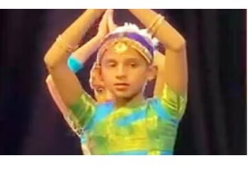 British prime minister Rishi sunak's daughter anoushka sunak kuchipudi dance- Photo- Twitter 