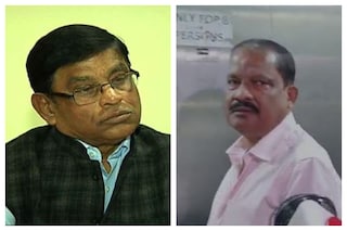 মানিক ভট্টাচার্যের বিরুদ্ধে বিস্ফোরক অভিযোগ ব্যবসায়ী তাপস মণ্ডলের (ডানদিকে)৷