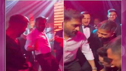 MS Dhoni dances with dilliwali girlfriend , gandi baat , hardik pandya shares viral reel- Photo Courtesy- Instagram/ video Grab MS Dhoni dances with dilliwali girlfriend , gandi baat , hardik pandya shares viral reel- Photo Courtesy- Instagram/ video Grab