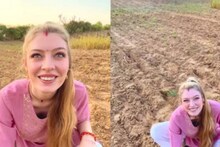 প্রেমিককে বিয়ে করে জার্মানি থেকে ভারতে, গ্রামের ক্ষেতে চাষ করছেন বিদেশিনী বধূ