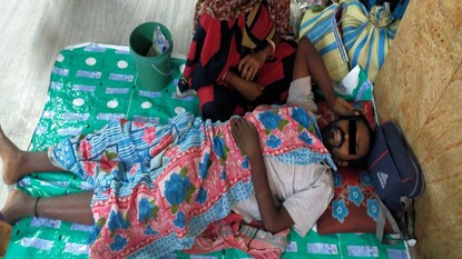 Patient waiting to get operated for crital surgery in SSKM Patient waiting to get operated for crital surgery in SSKM