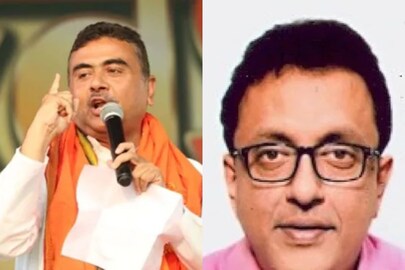 শুভেন্দু অধিকারী এবং শান্তনু সেন - ফাইল ছবি