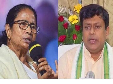 নদিয়ার সভামঞ্চ থেকে মমতা বন্দ্যোপাধ্যায়ের গোষ্ঠীদ্বন্দ্বের কড়া বার্তার কটাক্ষ সুকান্ত মজুমদারের