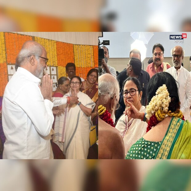 অনুষ্ঠানে আমন্ত্রিত অতিথি ছিলেন দক্ষিণভারত তথা দেশের জনপ্রিয় অভিনেতা রজনীকান্ত। রজনীকান্তের সঙ্গে মুখোমুখি সাক্ষাৎ হয় মমতার। পাশাপাশি তামিলনাড়ুর মুখ্যমন্ত্রী এম কে স্টালিনের সঙ্গে ফের একবার মুখোমুখি হন মমতা বন্দ্যোপাধ্যায়।