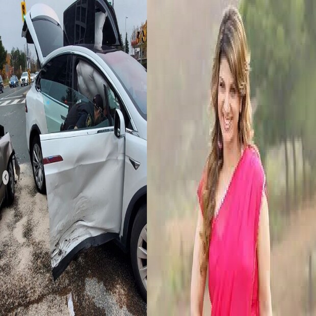 দুর্ঘটনায় গাড়ি ভেঙে গিয়েছে ৷ গাড়ির খারাপ অবস্থার ছবি সোশ্যাল মিডিয়ায় আপলোড করেছেন ৷ রম্ভার মেয়ে সাশার দ্রুত আরোগ্য কামনা করেছেন সেলিব্রিটি থেকে সাধারণ মানুষ ৷ ছবি সৌজন্যে ইনস্টাগ্রাম ৷
