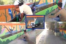 পরিবেশবান্ধব নানা চিত্রে সেজে উঠছে স্টেশন, কারা করছে এই কাজ!